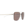 Mykita BERNIE Sunglasses 459 silver/white - product thumbnail 3/4