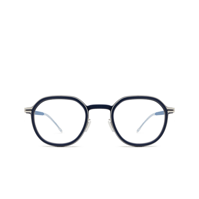 Mykita BIRCH Eyeglasses 628 mhl3-navy/shiny silver/yale bl - 1/4