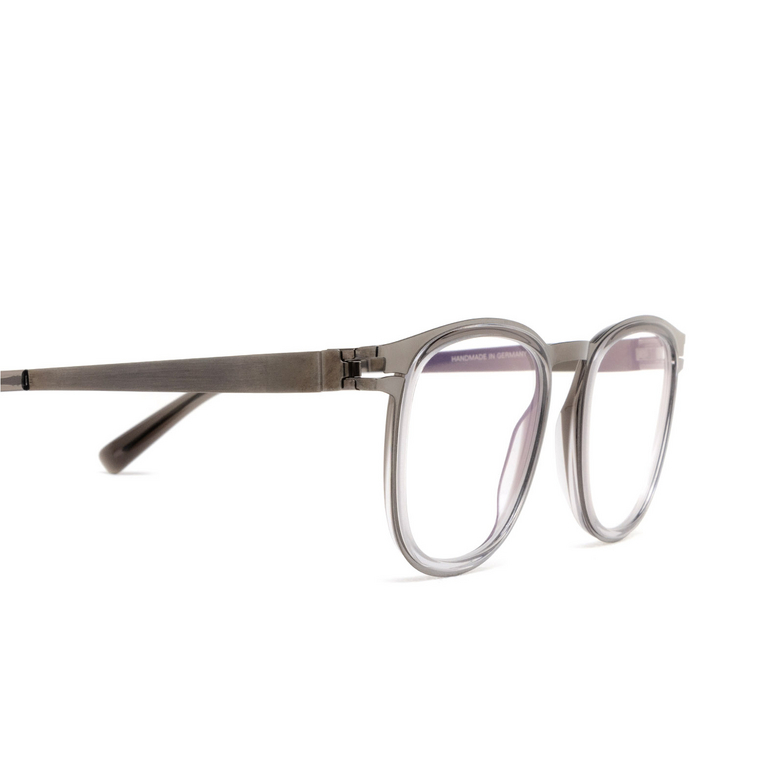 Mykita CANTARA Eyeglasses 899 a54 shiny graphite/grey gradie - 3/4