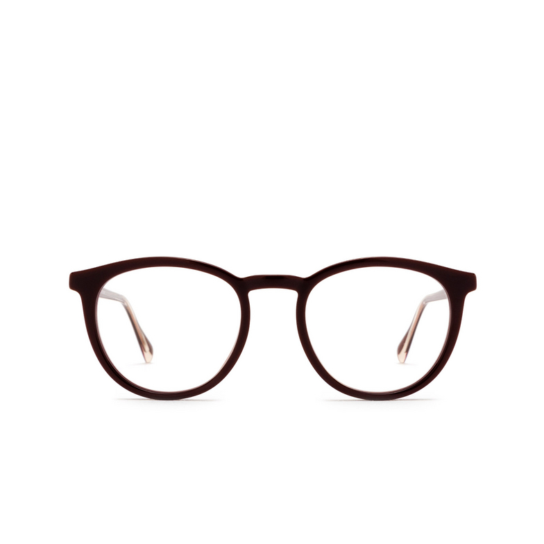 Mykita DAVU Eyeglasses 739 c126 burgundy/silk purple bron - 1/4