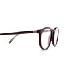 Mykita DAVU Eyeglasses 739 c126 burgundy/silk purple bron - product thumbnail 3/4