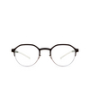 Mykita DORIAN Eyeglasses 541 ebony brown/cranberry - product thumbnail 1/4