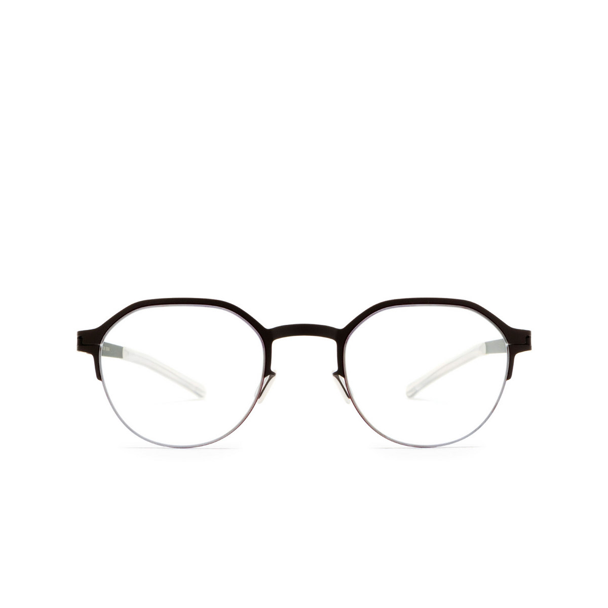 Mykita DORIAN Eyeglasses 541 Ebony Brown/Cranberry - front view