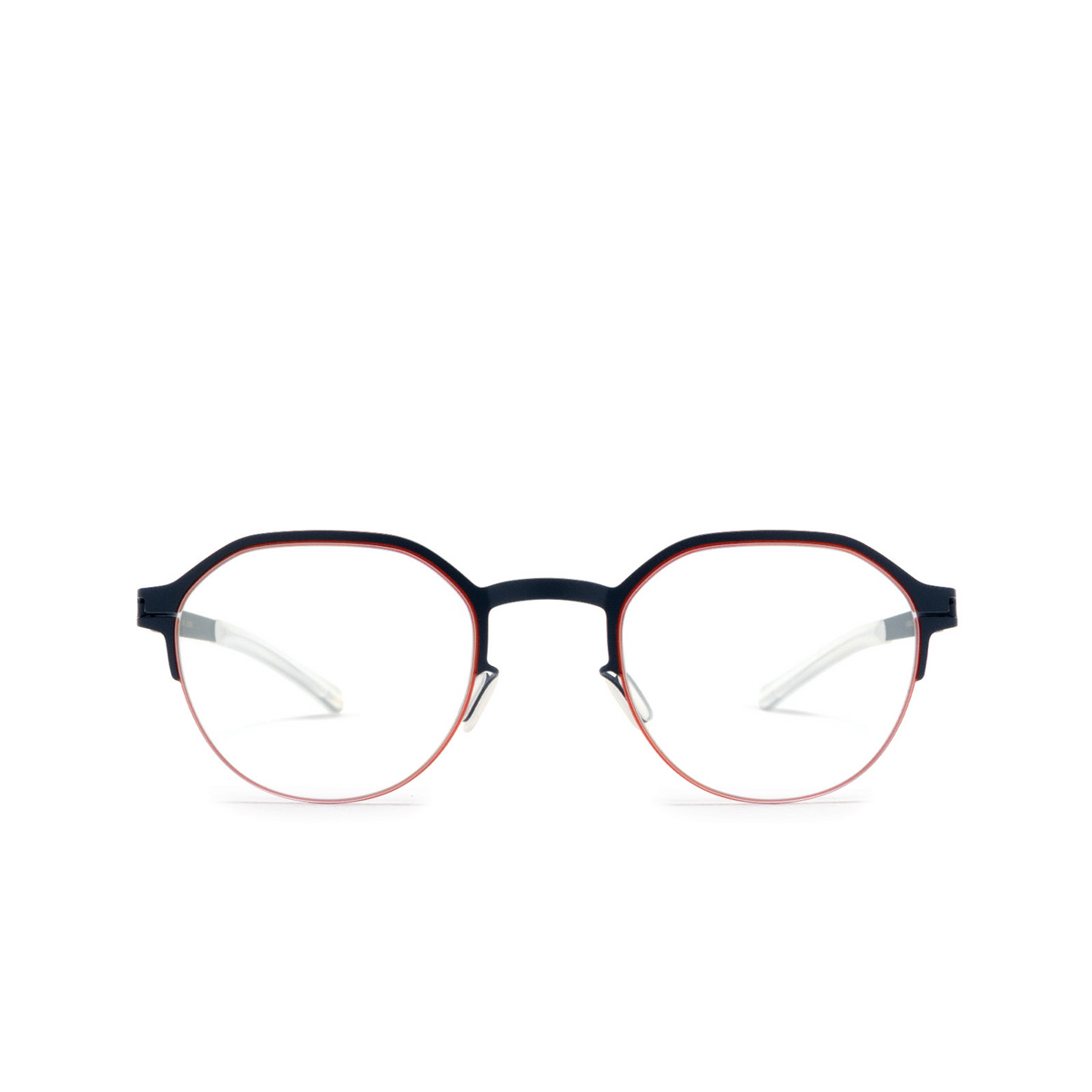 Mykita DORIAN Eyeglasses 542 Navy/Rusty Red - front view