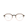 Mykita DORIAN Eyeglasses 625 camougreen/tangerine - product thumbnail 1/4