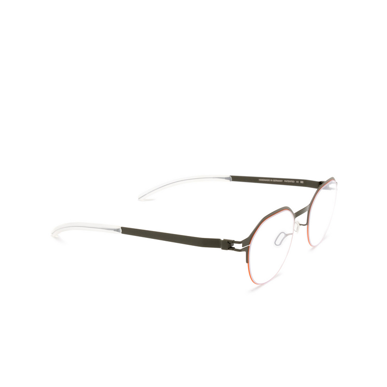 Mykita DORIAN Eyeglasses 625 camougreen/tangerine - 2/4