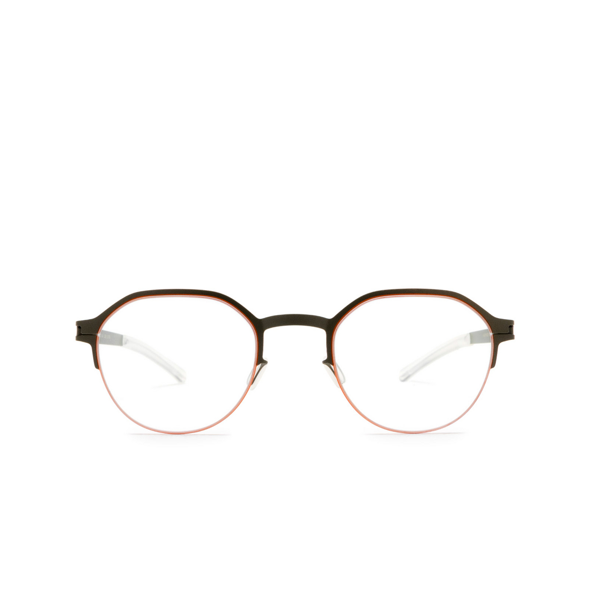 Mykita DORIAN Eyeglasses 625 Camougreen/Tangerine - front view