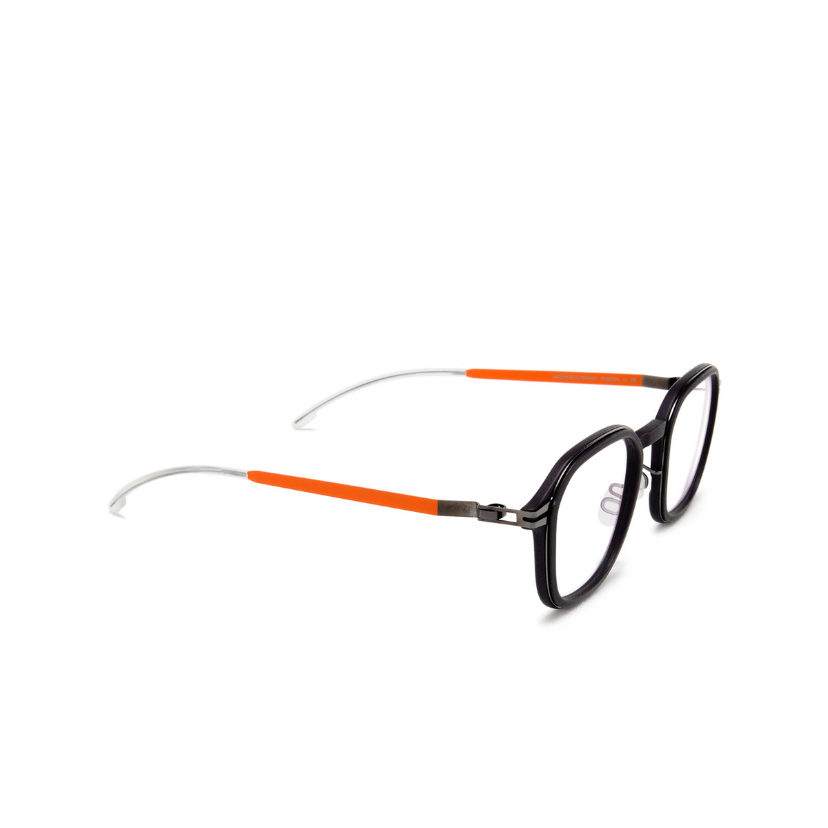 Mykita FIR Eyeglasses 627 MHL1 Slategrey/SGP/Tangerine - three-quarters view