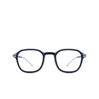 Mykita FIR Eyeglasses 628 mhl3-navy/shiny silver/yale bl - front view