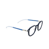 Mykita FIR Korrektionsbrillen 628 mhl3-navy/shiny silver/yale bl - Produkt-Miniaturansicht 2/4