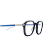 Mykita FIR Korrektionsbrillen 628 mhl3-navy/shiny silver/yale bl - Produkt-Miniaturansicht 3/4