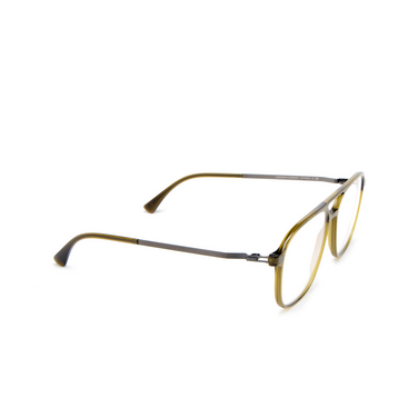 Mykita GYLFI Eyeglasses 727 c116 peridot/graphite - three-quarters view