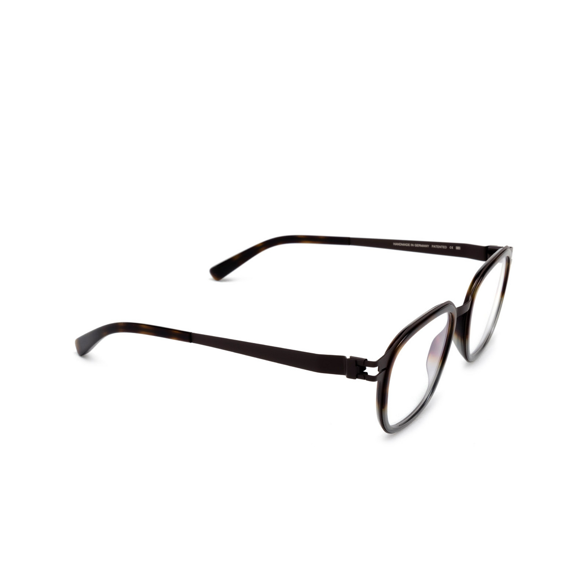 Occhiali da vista Mykita HAWI 713 A63 Dark Brown/Santiago Gradie - tre quarti