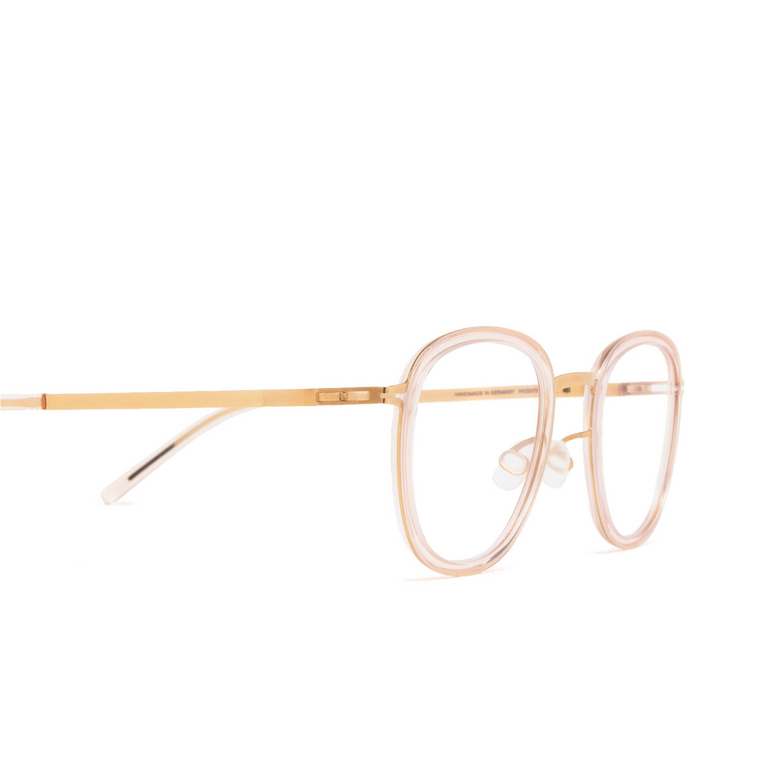 Mykita HELMI Eyeglasses 992 a27-champagne gold/rose water - 3/4