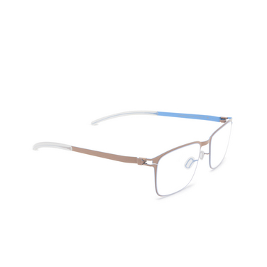 Mykita HENNING Eyeglasses 643 greige/light blue - three-quarters view