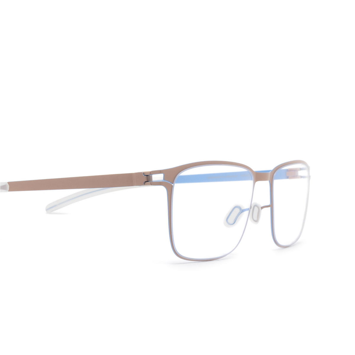 Mykita HENNING Eyeglasses 643 Greige/Light Blue - product thumbnail 3/4