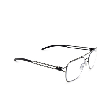 Mykita JALO Eyeglasses 634 black/light warm grey - three-quarters view