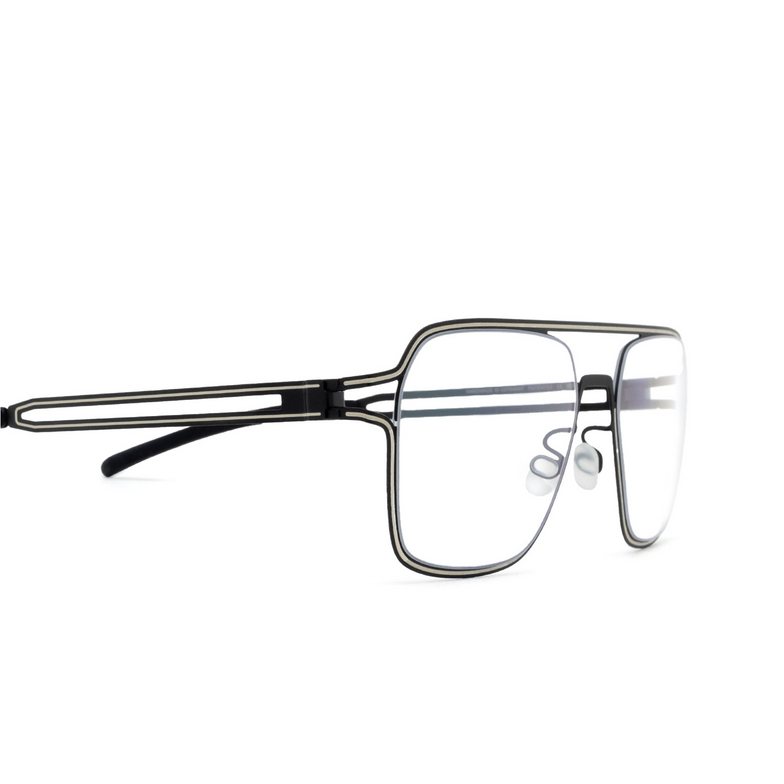 Mykita JALO Eyeglasses 634 black/light warm grey - 3/4
