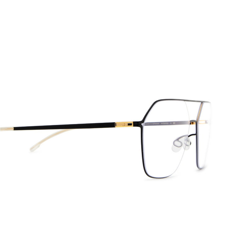 Mykita JELVA Eyeglasses 167 gold/jet black - 3/4