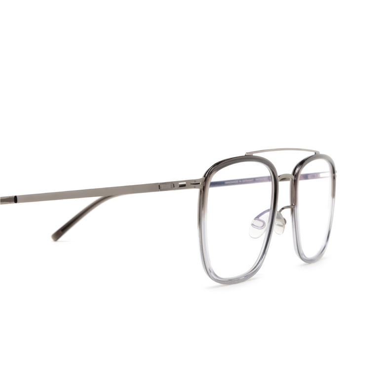 Mykita JEPPE Eyeglasses 899 a54 shiny graphite/grey gradie - 3/4