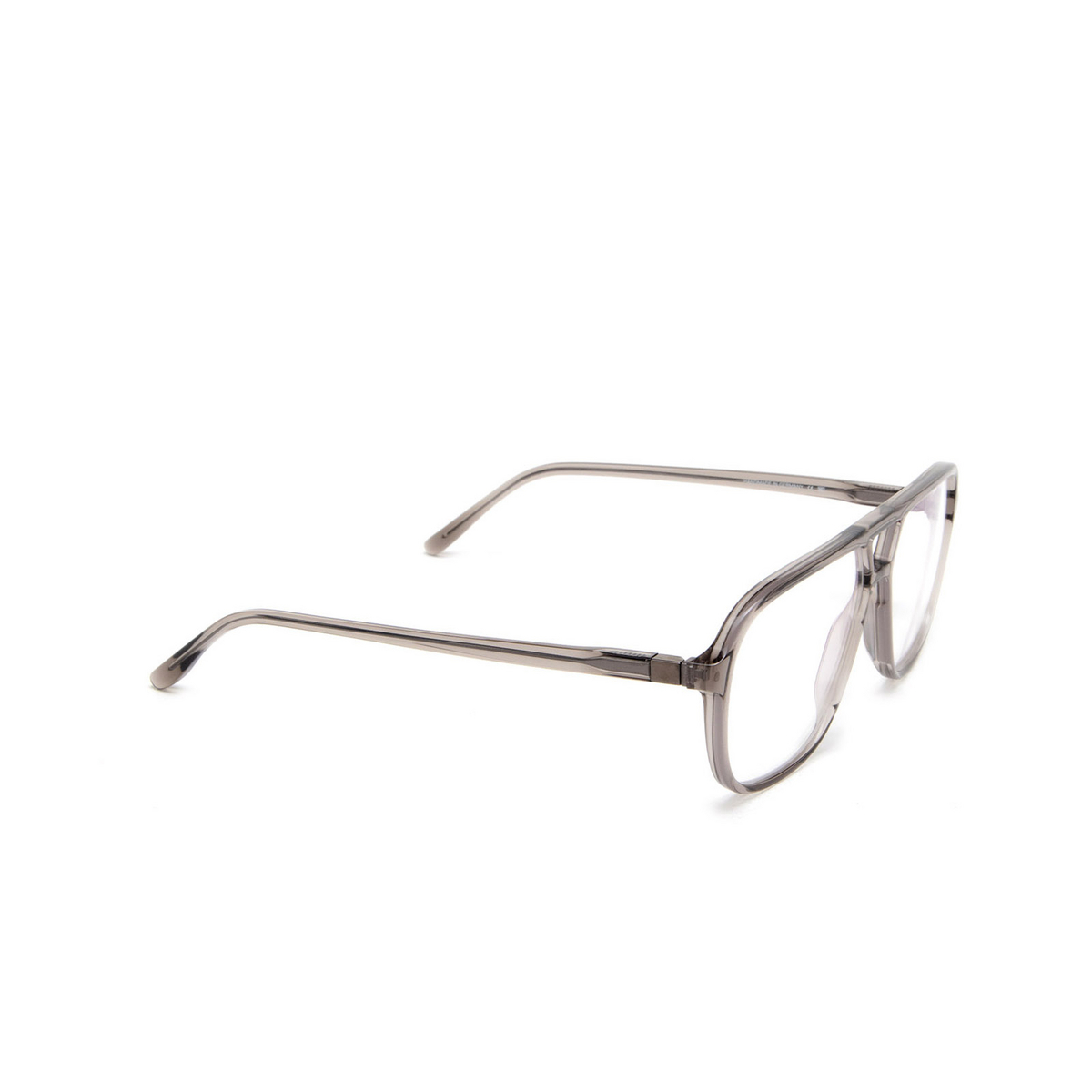 Mykita KAMI Eyeglasses 779 C162 Clear Ash/Silk Graphite - three-quarters view