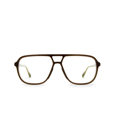 Mykita KAMI Eyeglasses 784 c167 green dark brown/silk gold - front view