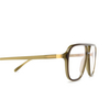 Mykita KAMI Eyeglasses 784 c167 green dark brown/silk gold - product thumbnail 3/4
