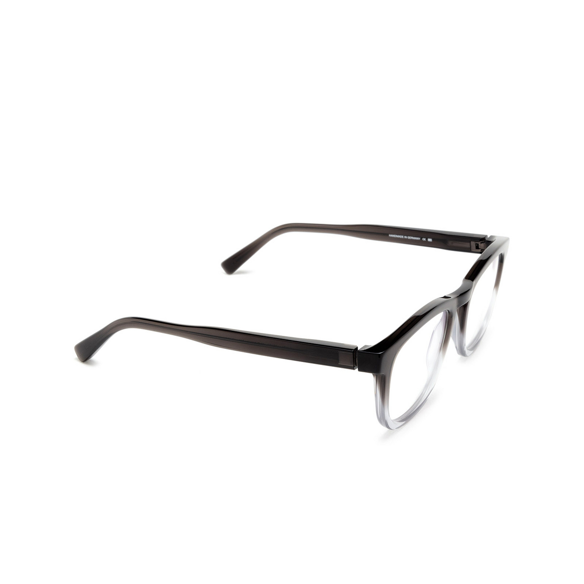Mykita LERATO Eyeglasses 981 C42 Grey Gradient/Shiny Graphi - three-quarters view