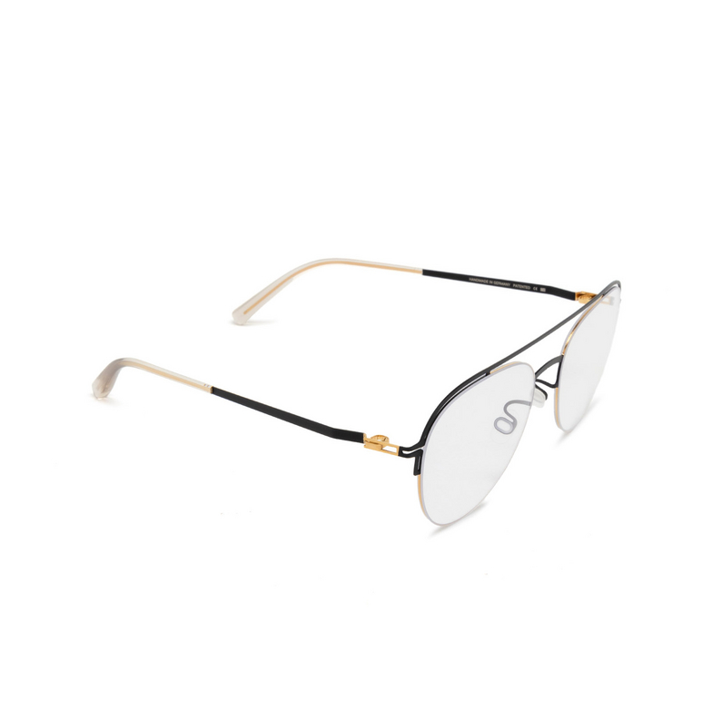 Mykita MISAKO Eyeglasses 639 black/glossy gold - 2/4