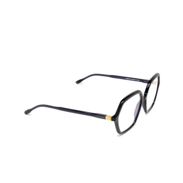 Mykita NEELA Korrektionsbrillen 786 c169-milky indigo/silk gold - Dreiviertelansicht