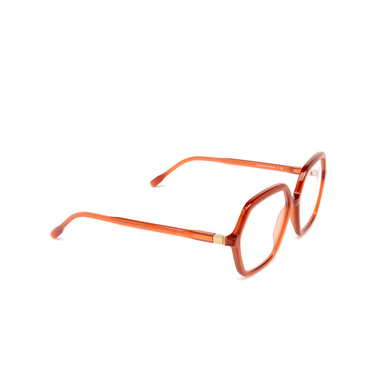 Mykita NEELA Korrektionsbrillen 787 c170-milky peach/silk champagn - Dreiviertelansicht
