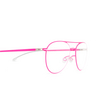Mykita NIKEN Korrektionsbrillen 095 neon pink - Produkt-Miniaturansicht 3/4