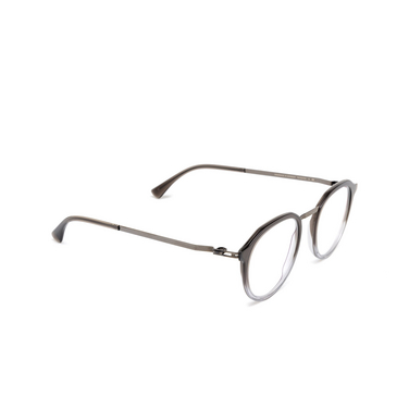Mykita PAULSON Korrektionsbrillen 899 a54 shiny graphite/grey gradie - Dreiviertelansicht