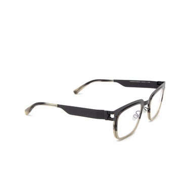 Mykita RAYMOND Korrektionsbrillen 795 a79 storm grey/striped grey gr - Dreiviertelansicht