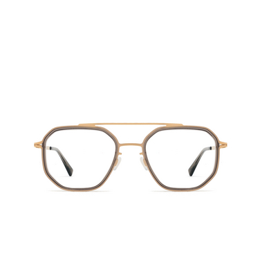 Mykita SATU Eyeglasses 653 a83-champagne gold/clear ash - front view