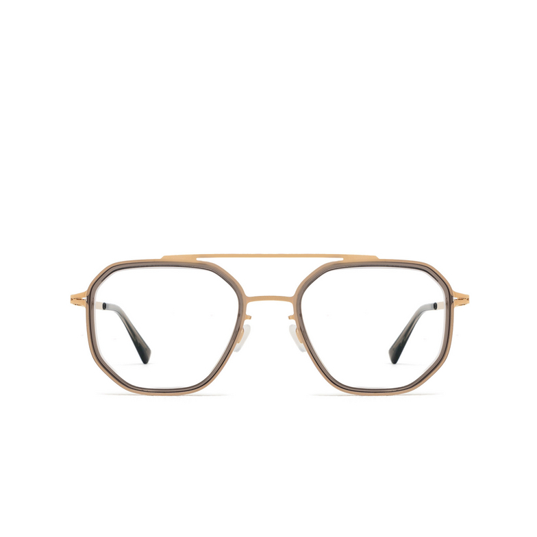 Mykita SATU Eyeglasses 653 a83-champagne gold/clear ash - 1/4