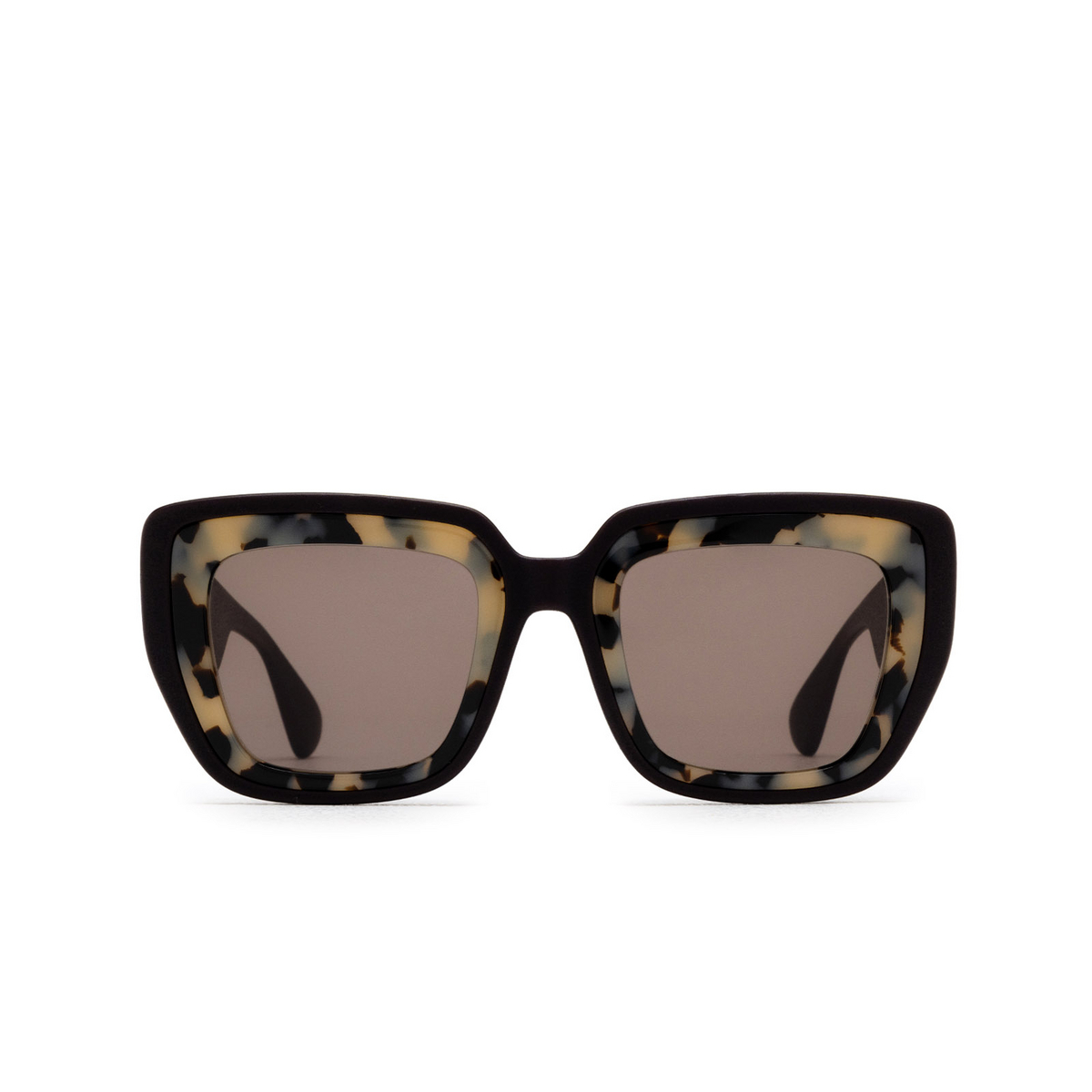 Mykita STUDIO13.2 Sunglasses 374 MA10 Pitchblack/Creamy Cookie - front view