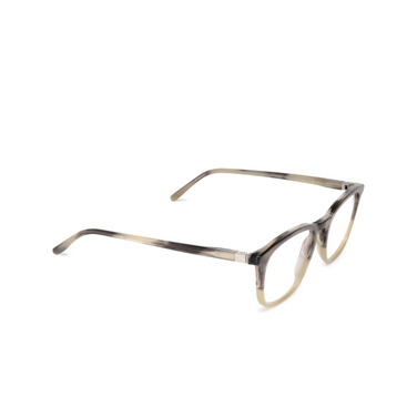 Mykita TIWA Eyeglasses 791 c174-striped grey gradient/pea - three-quarters view
