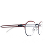 Mykita VAASA Eyeglasses 542 navy/rusty red - product thumbnail 3/4