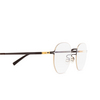 Mykita WATARU Korrektionsbrillen 122 gold/dark brown - Produkt-Miniaturansicht 3/4