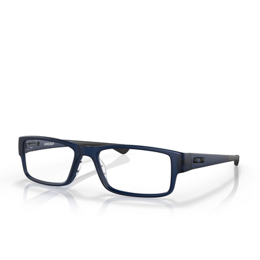 Oakley AIRDROP Eyeglasses 804618 matte translucent blue - three-quarters view