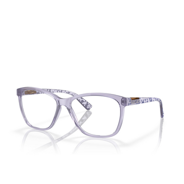 Oakley ALIAS Eyeglasses 815510 polished trans lilac - three-quarters view