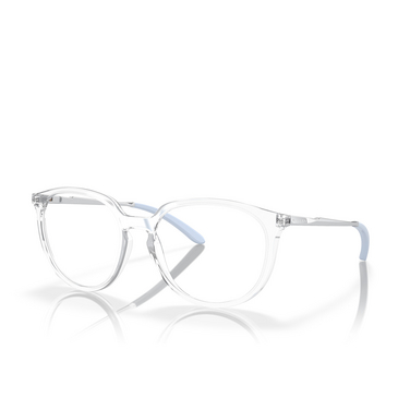 Oakley BMNG Eyeglasses 815003 polished clear - three-quarters view