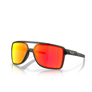 Oakley CASTEL Sunglasses 914705 matte grey smoke - three-quarters view