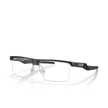 Oakley COUPLER Eyeglasses 805301 satin black - three-quarters view