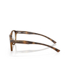 Oakley DRAW UP Eyeglasses 805702 satin brown tortoise - product thumbnail 3/4