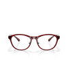 Oakley DRAW UP Eyeglasses 805703 polished transparent brick red - product thumbnail 1/4