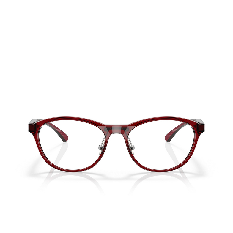 Oakley DRAW UP Eyeglasses 805703 polished transparent brick red - 1/4