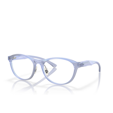 Oakley DRAW UP Eyeglasses 805706 matte dark stonewash opaline - three-quarters view