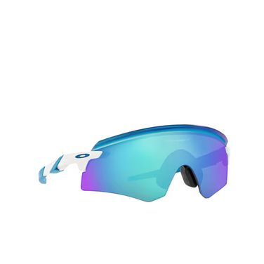 Oakley ENCODER Sunglasses 947105 polished white - three-quarters view